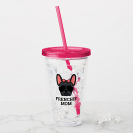 Frenchie Hund Black Fransk Bulldog Take Away Mugg
