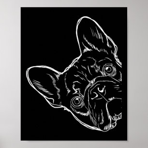 Frenchie Hund Fransk Bulldog 1 Poster