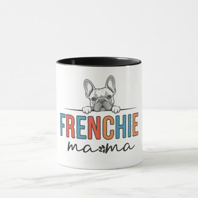 Frenchie Hund Mamma Mugg (Center)