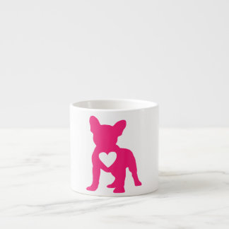Frenchie Hundar Heart Fransk Bulldog Hundägare Espressomugg