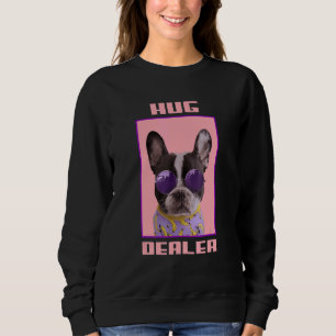 Frenchie Idea Hug Dealer Fransk Bulldog Mamma Idea T Shirt