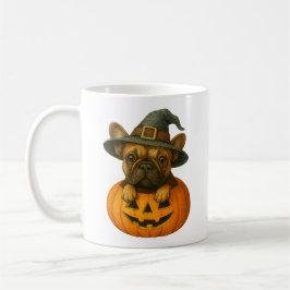 Frenchie in Pumpkin Kaffemugg