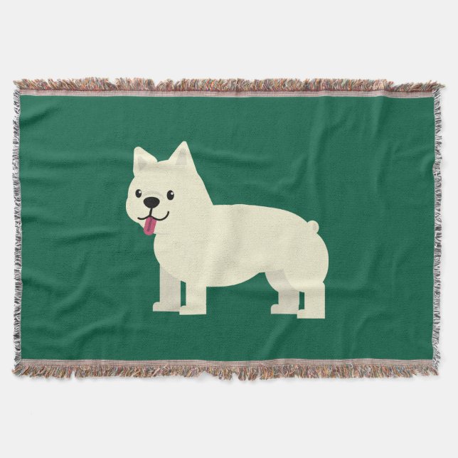 Frenchie Lover Green Filt (Framsidan)