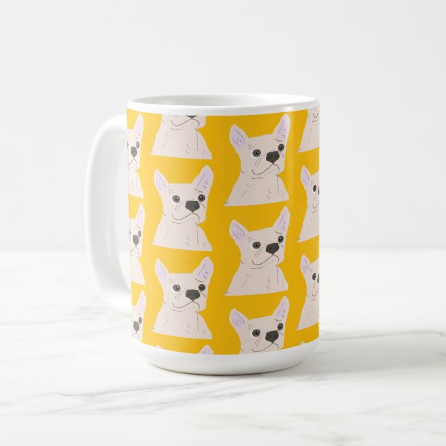 Frenchie Lover Kaffemugg (Framsida vänster)