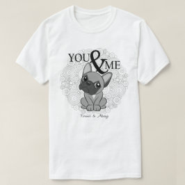 Frenchie lovers BW T Shirt