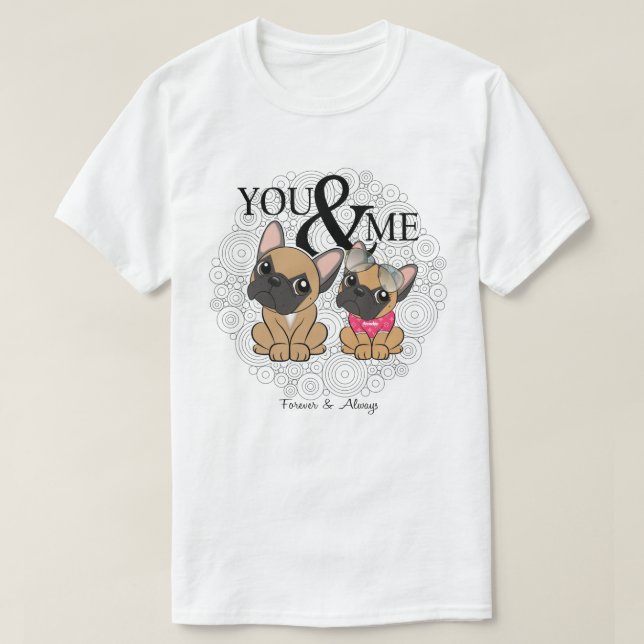 Frenchie lovers t shirt (Design framsida)