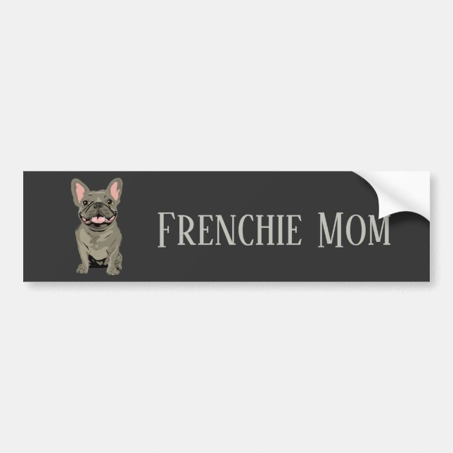 Frenchie Mamma Bildekal (Framsidan)