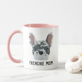 Frenchie Mamma Blue Merle Fransk Bulldog Mugg