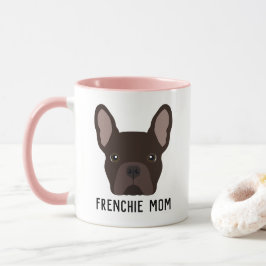 Frenchie Mamma Brown Fransk Bulldog Mugg