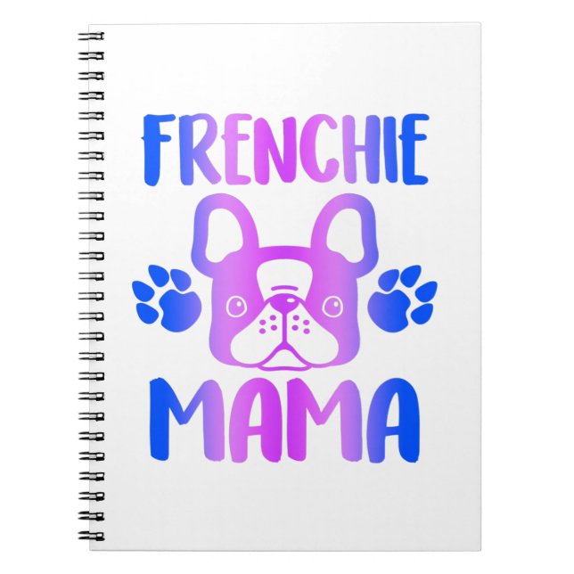 Frenchie Mamma Bulldog for Hund Päls Mamma Funny Anteckningsbok (Framsidan)