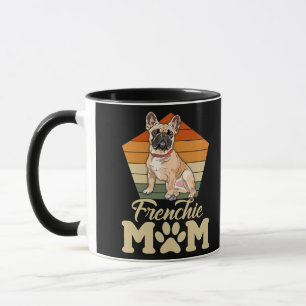 Frenchie Mamma Cute Fransk Bulldog för Mor Day Mugg