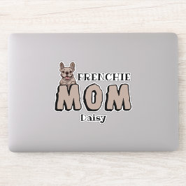 Frenchie Mamma Fransk Bulldog Älskare Brown Klistermärken