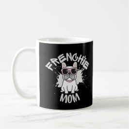Frenchie Mamma Funny Fransk Bulldog Hund älskare Kaffemugg