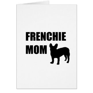 Frenchie mamma hälsningskort