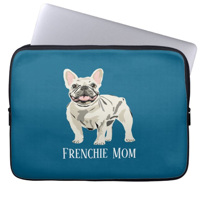 Frenchie Mamma Laptop Fodral (Framsidan)