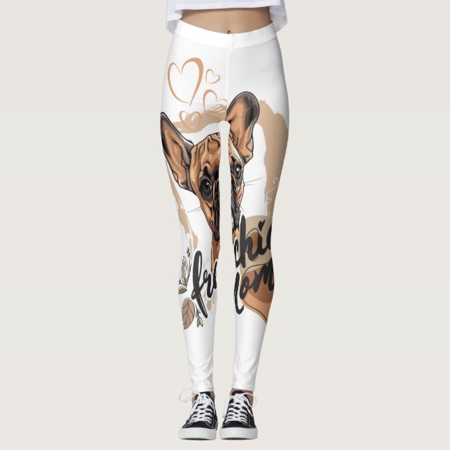 Frenchie Mamma Leggings (Framsida)