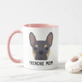 Frenchie Mamma Lilac och Tan Fransk Bulldog Mugg