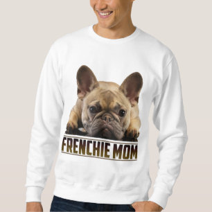 Frenchie Mamma Mors dag för Fransk Bulldog Mamma Lång Ärmad Tröja