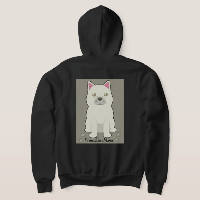 Frenchie Mamma T Shirt (Laydown Baksida)