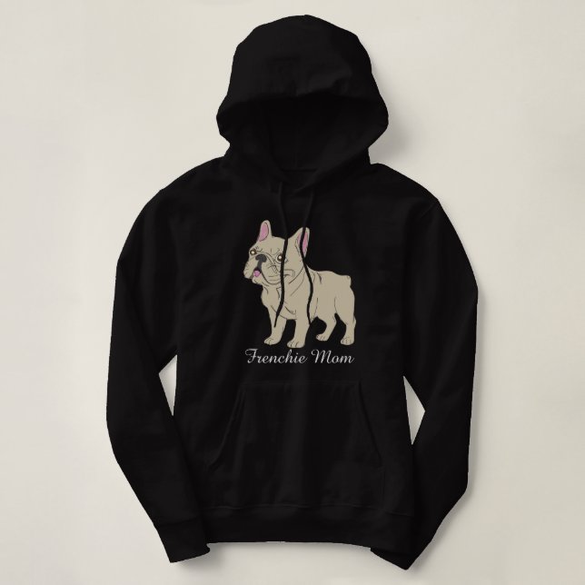 Frenchie Mamma T Shirt (Design framsida)