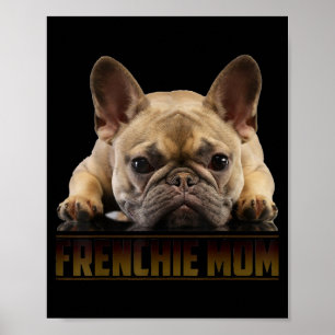 Frenchie Mamma T Women Fransk Bulldog Gift Hund Ma Poster