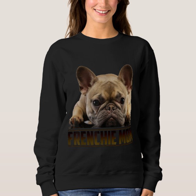 Frenchie Mamma T Women Fransk Bulldog Gift Hund Ma T Shirt (Framsida)
