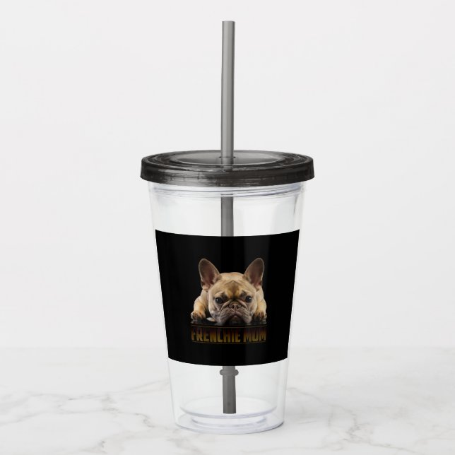 Frenchie Mamma T Women Fransk Bulldog Gift Hund Ma Take Away Mugg (Framsida)