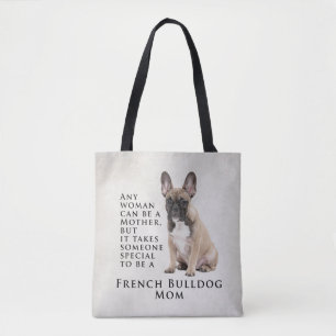 Frenchie Mamma Tote Tygkasse