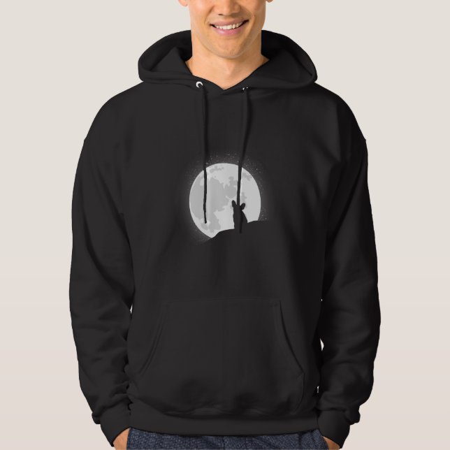 Frenchie Måne Hoodie (Framsida)