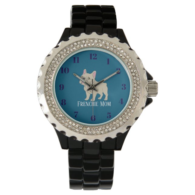 Frenchie Mom Armbandsur (Framsida)