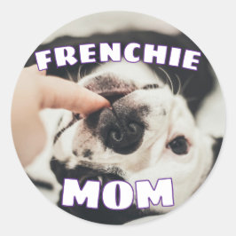 Frenchie Mom Dad French Bulldog Lover Pets Runt Klistermärke