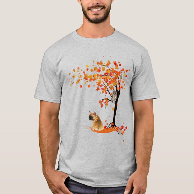 Frenchie My Spirit Animals Uggla Frenchie Älskare T Shirt (Framsida)