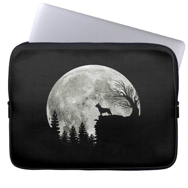 Frenchie on Mountain Halloween Theme Shirts Gift Laptop Fodral (Framsidan)