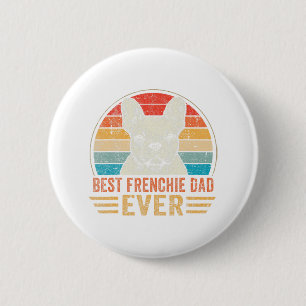 Frenchie Pappa All Fransk Bulldog Älskare Pappor D Knapp