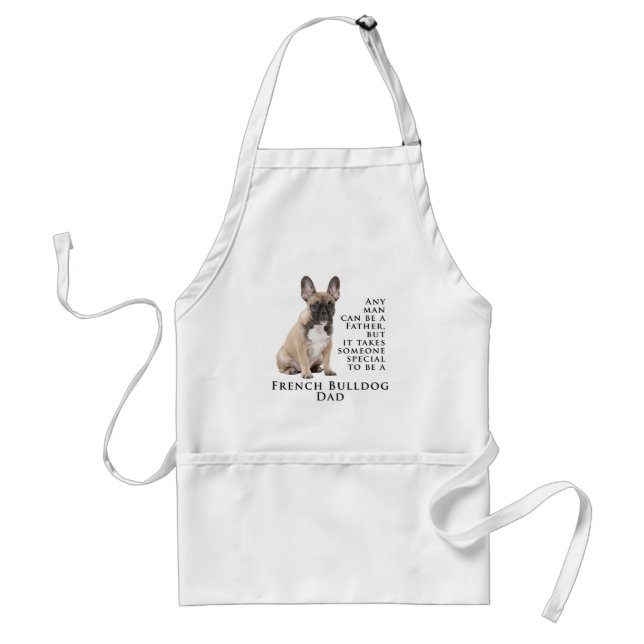 Frenchie Pappa Apron Förkläde (Framsidan)