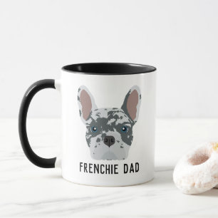 Frenchie Pappa Blue Merle Fransk Bulldog Mugg