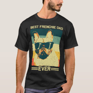 Frenchie Pappa Design Manar Far Fransk Bulldog Kär T Shirt