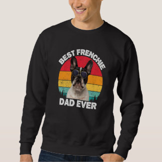 Frenchie Pappa Fransk Bulldog Owner För manar papp Lång Ärmad Tröja