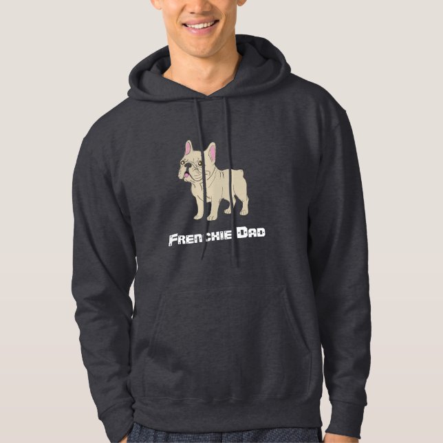 Frenchie Pappa Hoodie (Framsida)