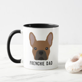 Frenchie Pappa Red Fawn Fransk Bulldog Mugg