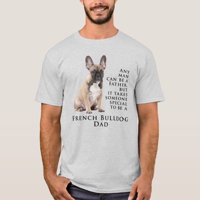 Frenchie Pappa T-Shirt (Framsida)