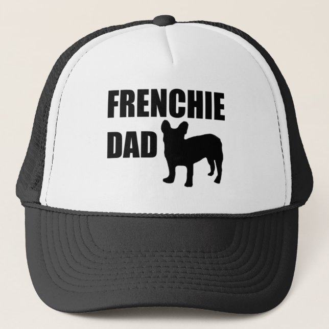 Frenchie pappa truckerkeps (Framsida)