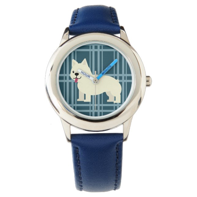 Frenchie Play Blue Armbandsur (Framsida)