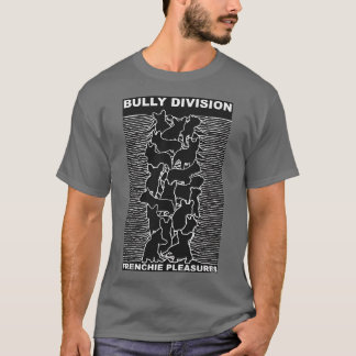 Frenchie Pleasures Joy Division Fransk Bulldog Des T Shirt