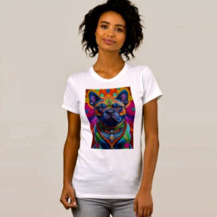 Frenchie Roligt Birthday Fantasy T Shirt