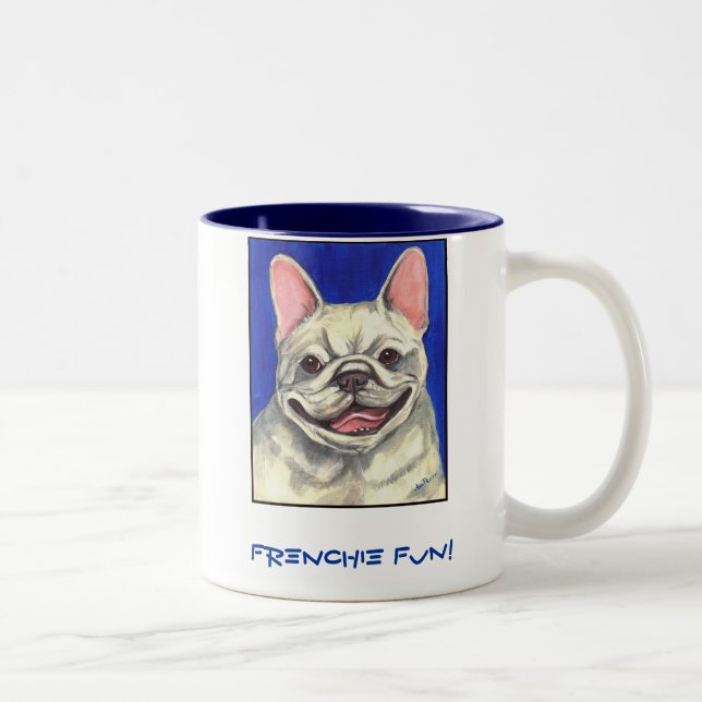 Frenchie roligt! Mugg (Höger)