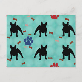 Frenchie Shadow Vykort