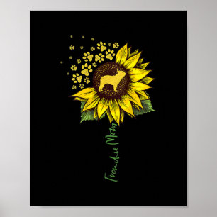 Frenchie Solros Mamma Fransk Bulldog Älskare Gift Poster