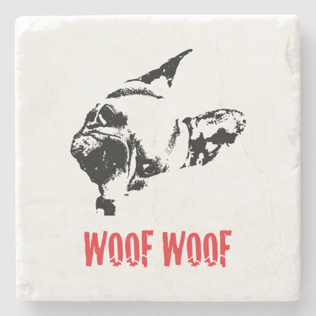  Frenchie Stenunderlägg (Framsidan)