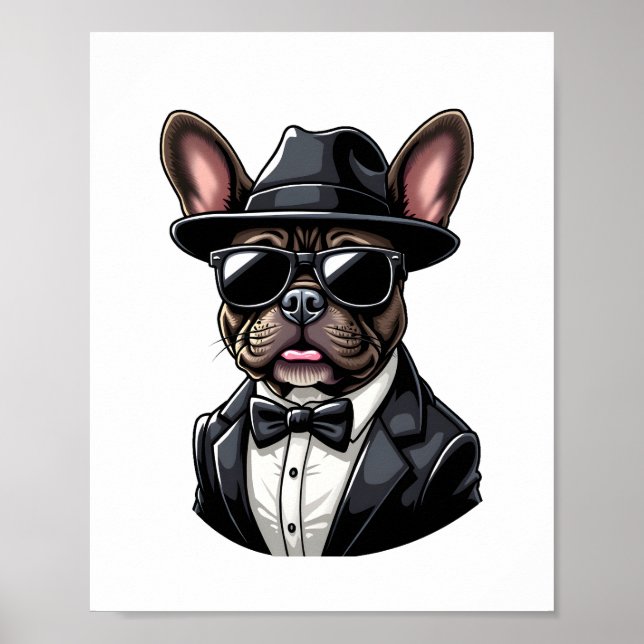 Frenchie The Gangster Poster (Framsidan)